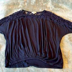 Nanette Lepore Navy Top M